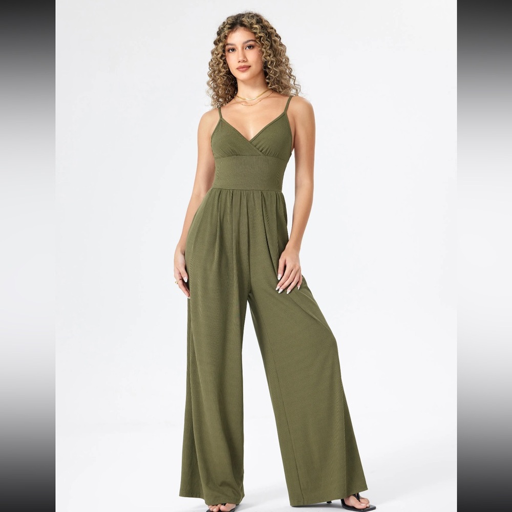 Cider Ribbed Pantsuit